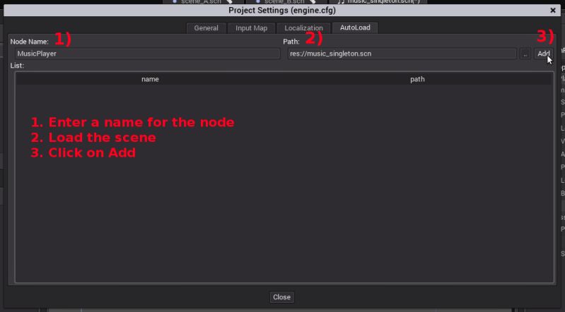 Pixelated Gears Game Studio Tutorial Singleton Music Node In Godot - High Resolution Dark Textures for Desktop