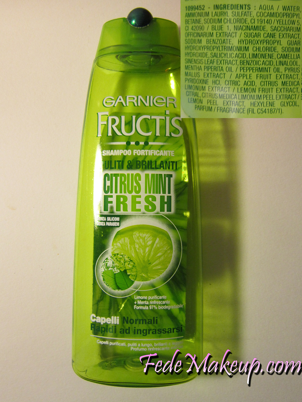 Review Fructis Garnier Shampoo e Balsamo • FedeMakeUp