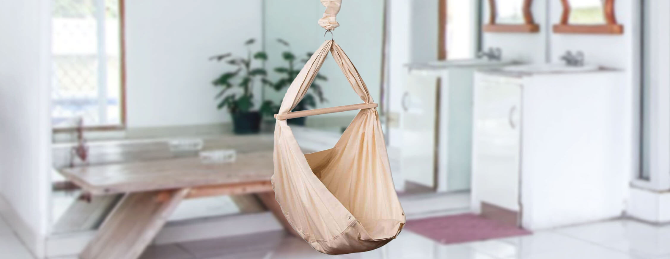 Für den aufbau benötigt ihr kein . Die Federwiege - Baby-HÃ¤ngematte, Schaukel und Reisebett