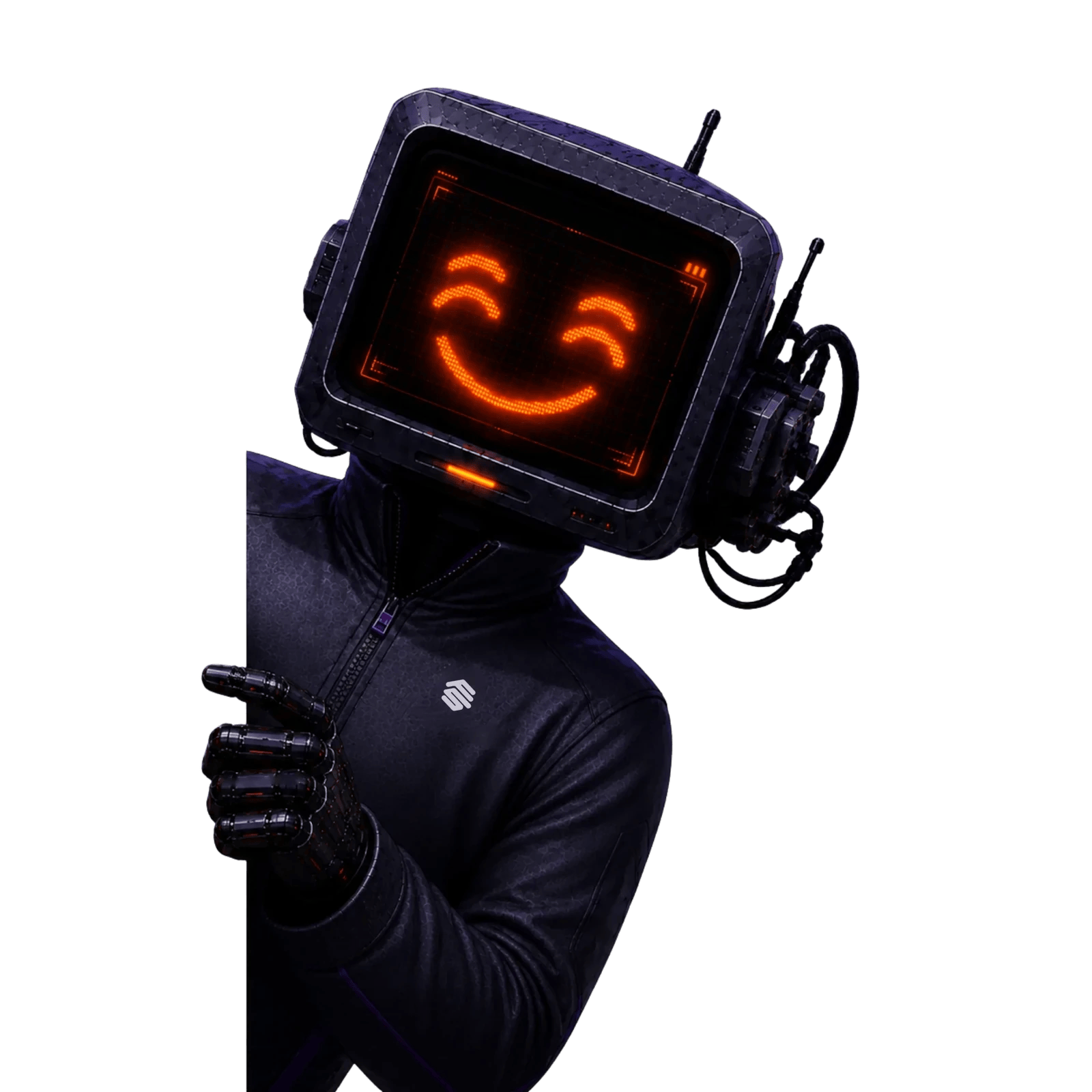 Fedstack robot mascot gesturing