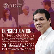 2016 - Prof. Dr. Rex V. Cruz, Order of the National Scientist
