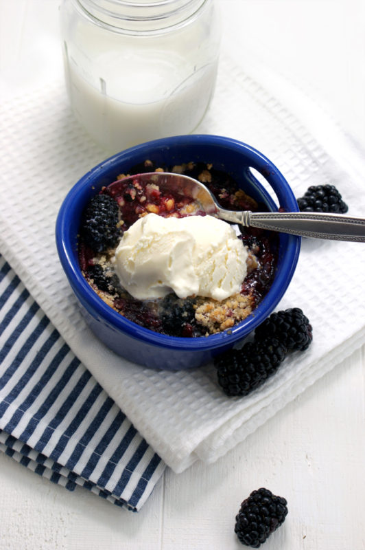 Mini Blackberry Crumbles or Pies (Mix and Match!)