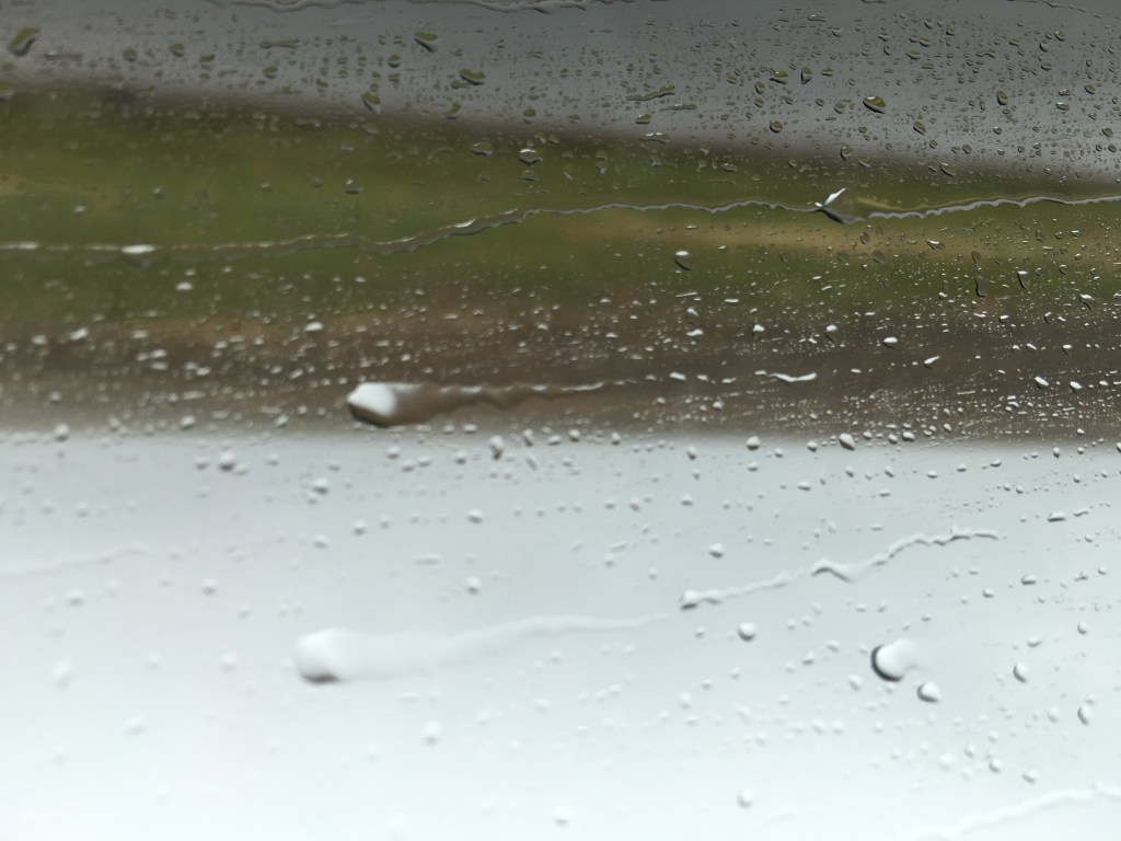Out the car window in the rain... Just kinda thought it looked cool.
