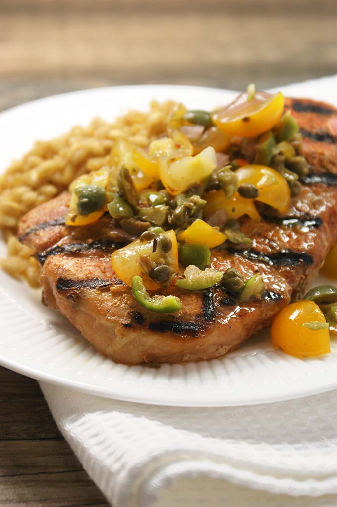 Pork Chops With Tapenade 