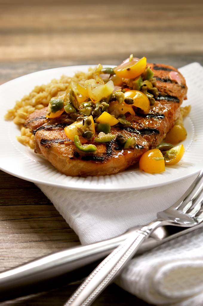 Pork Chops With Tapenade 