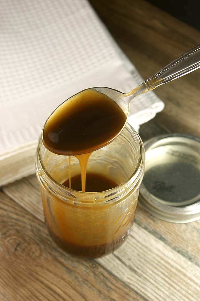 Crown and Caramel Sauce (Whiskey Caramel Sauce)