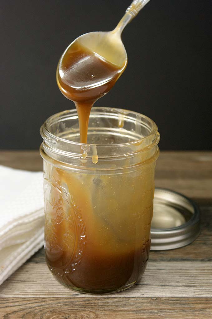 Crown and Caramel Sauce (Whiskey Caramel Sauce)