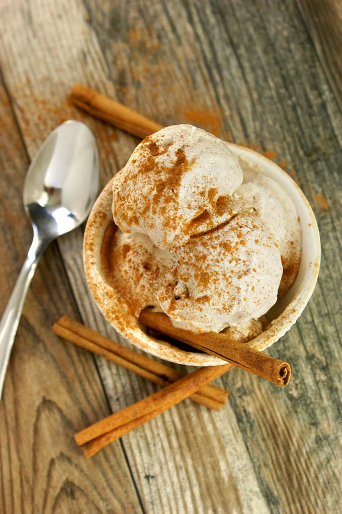 no churn cinnamon ice cream 