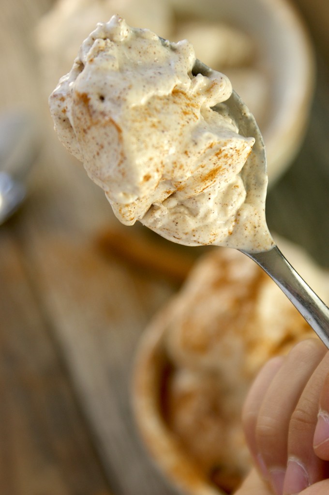 no churn cinnamon ice cream 