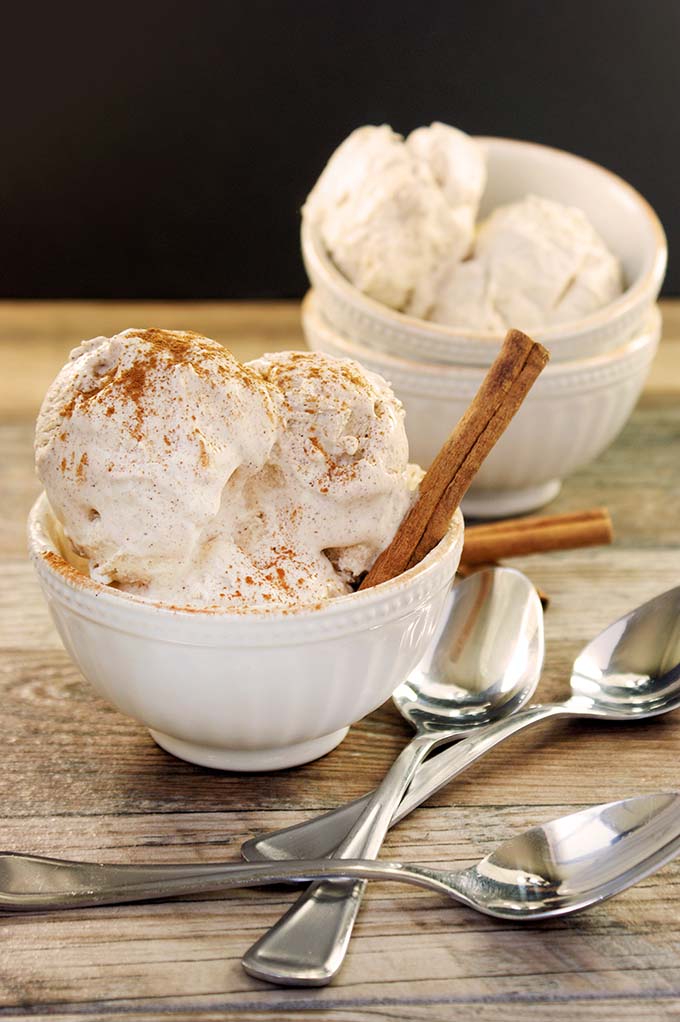 no churn cinnamon ice cream 
