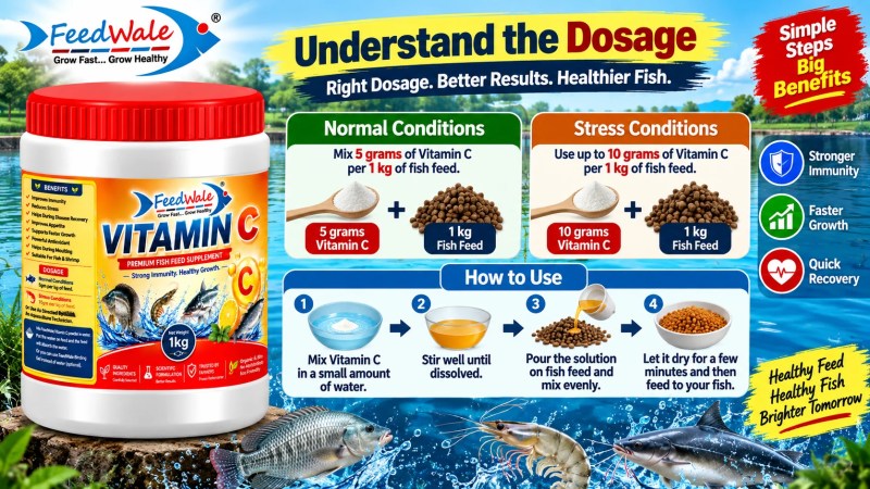 vitamin c fish feed supplement
