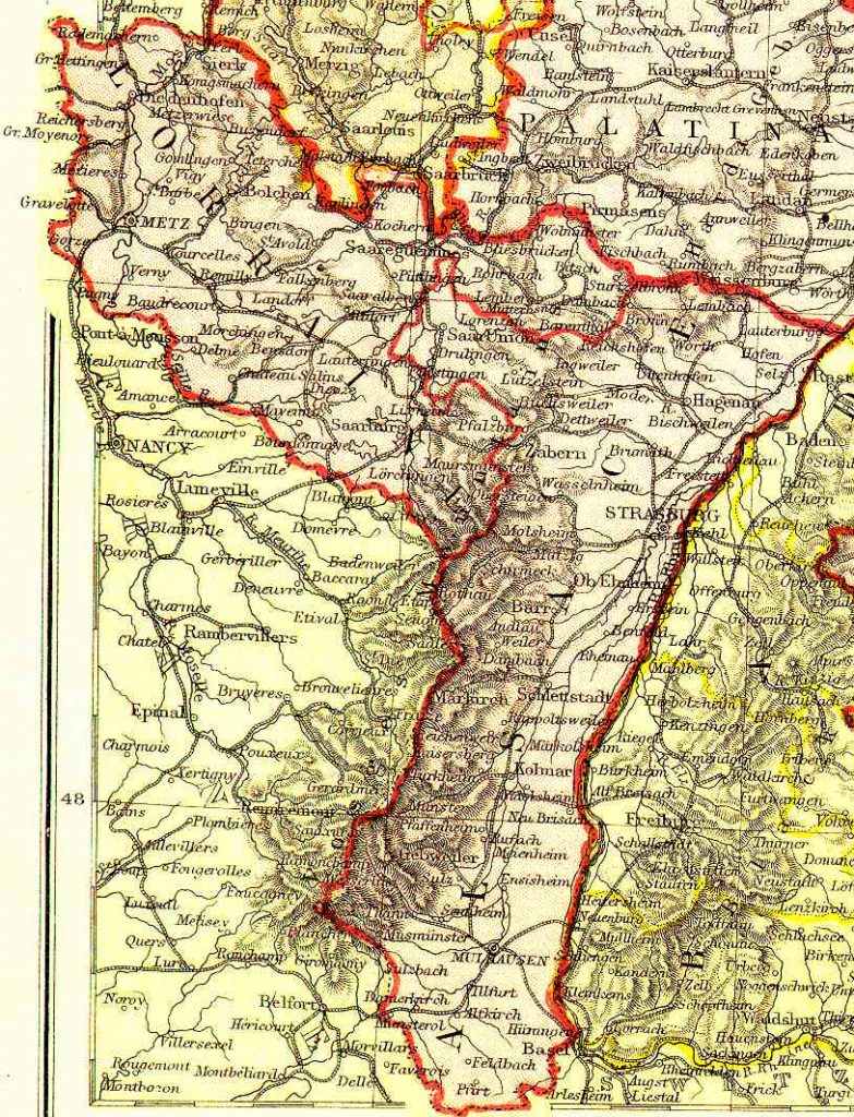 Maps Of The German Empire FEEFHS Alsace 