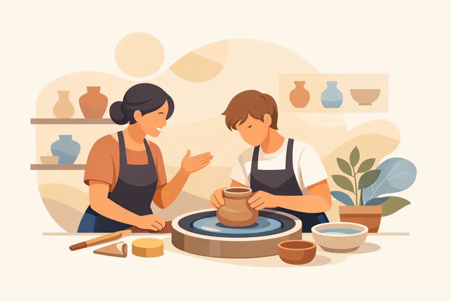 Your Pottery Class First Timer Experience