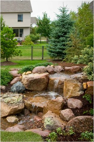 Choose from an extensive collection of cabin lighting. Backyard Waterfalls and Ponds To Beautify Your Outdoor Decor