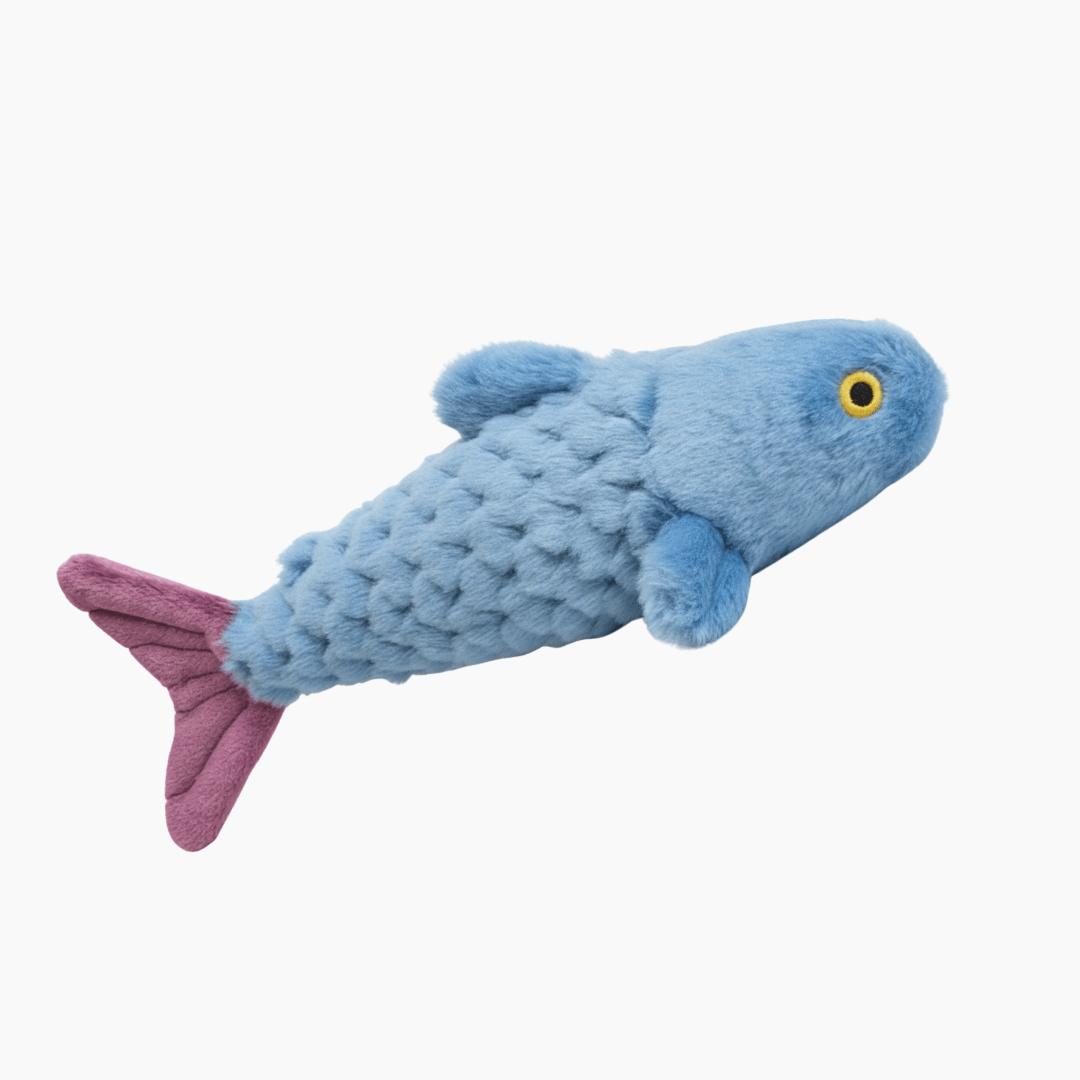Fluff & Tuff Fitz Fish Medium Dog Toy