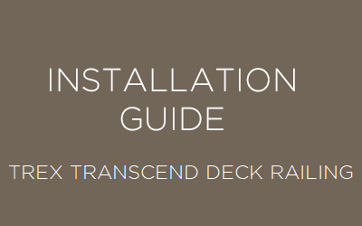 Trex Transcend Deck Railing Installation Guide thumbnail