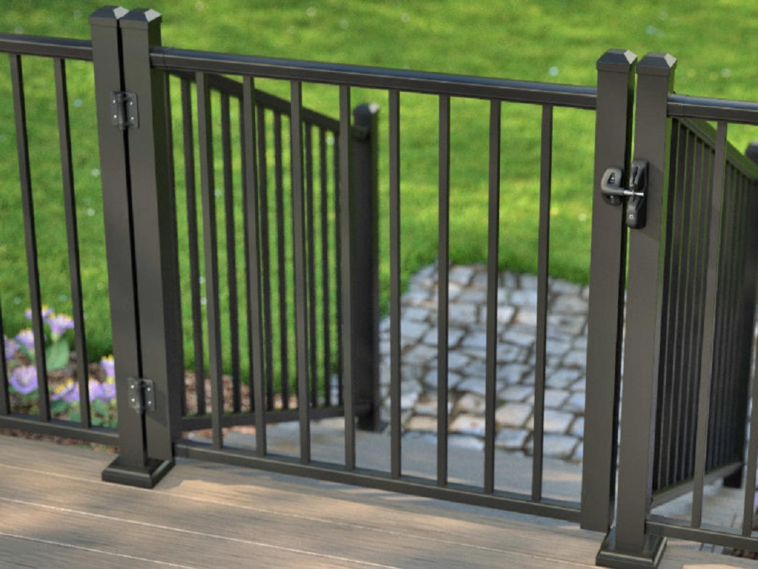 Optimum Railing - Black Railing Gate