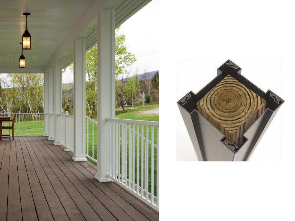 Optimum Railing - Column Wrap