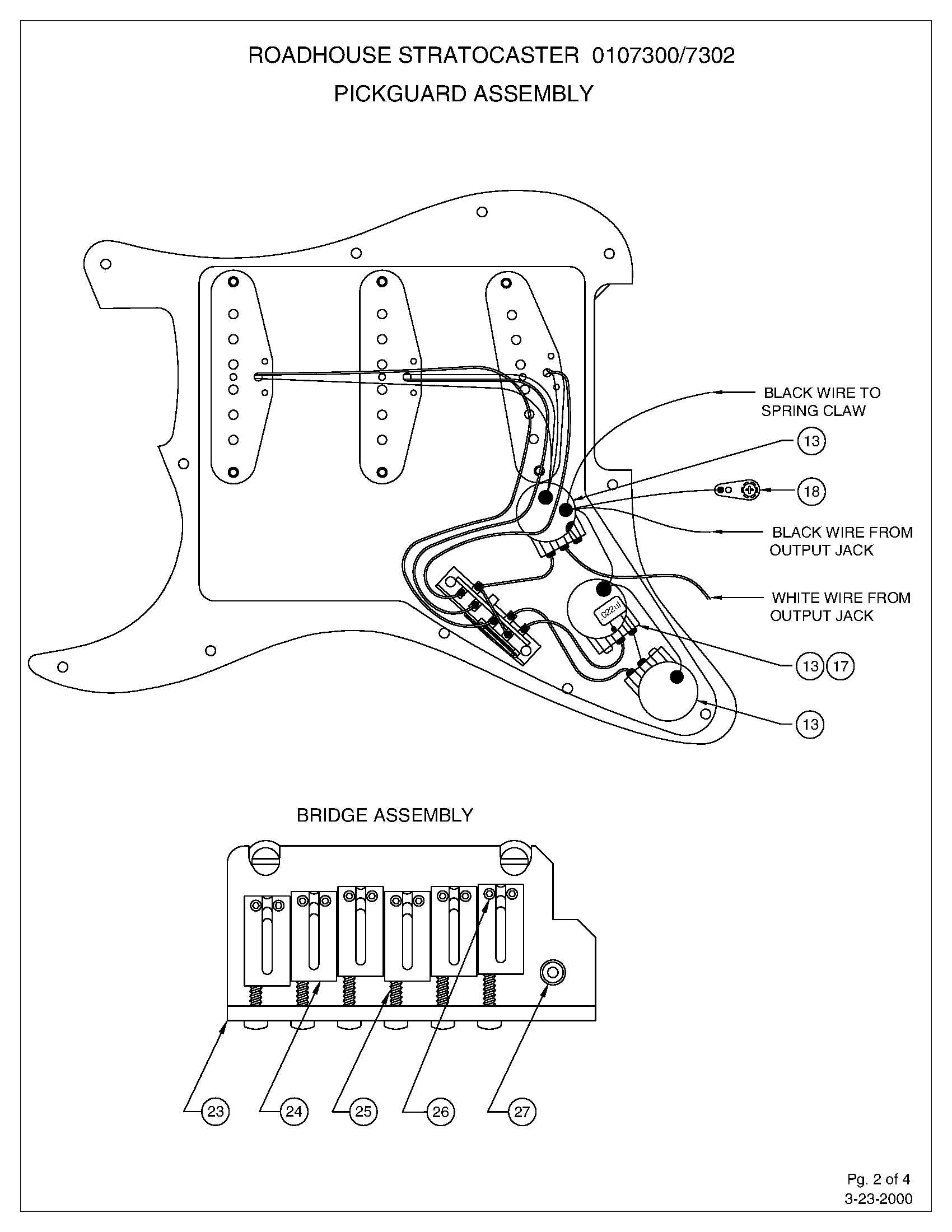 Wiring Diagram For Stratocaster Wiring Digital and Schematic