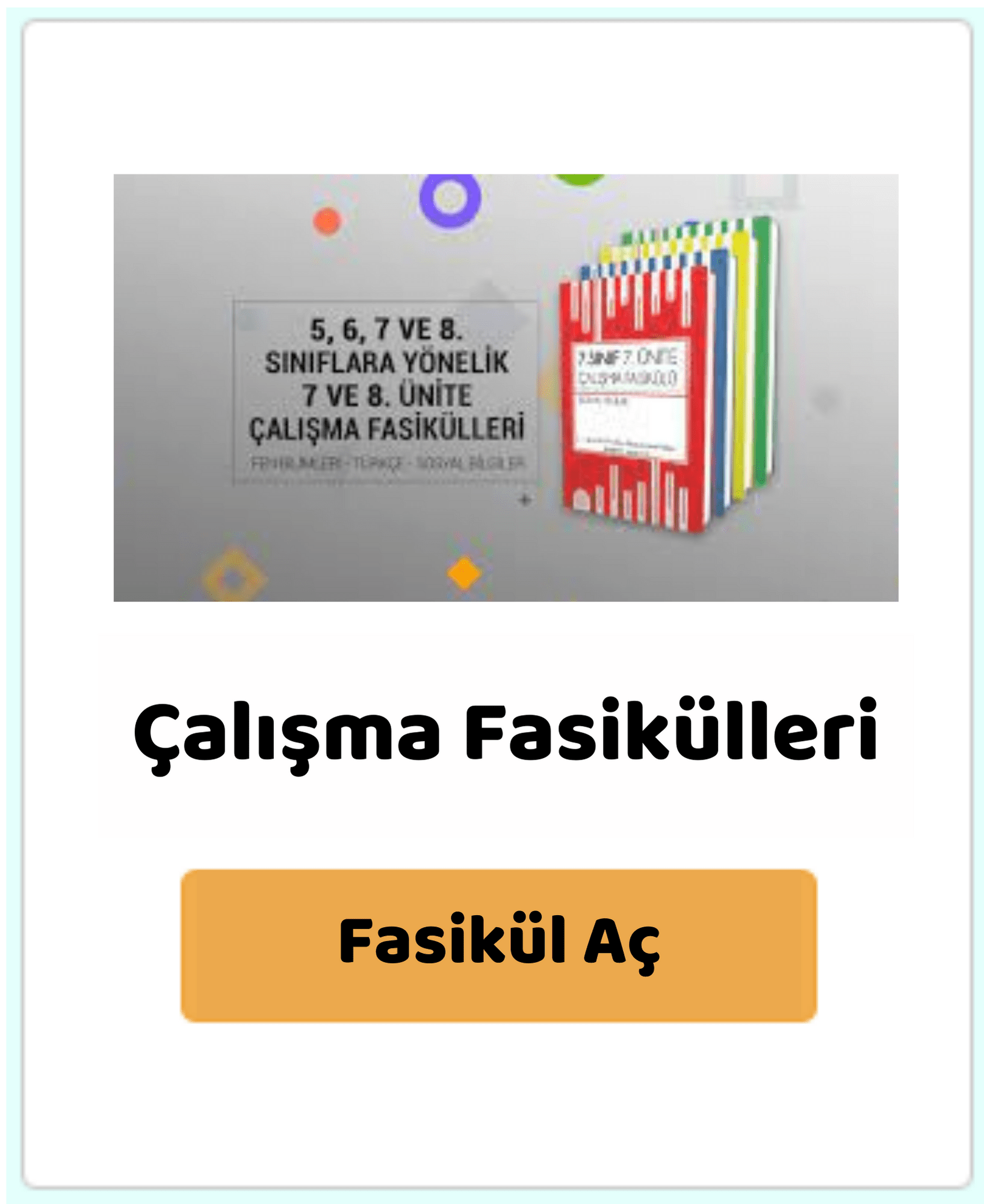 Calisma-Fasikulleri Yardımcı Kaynak Paketi