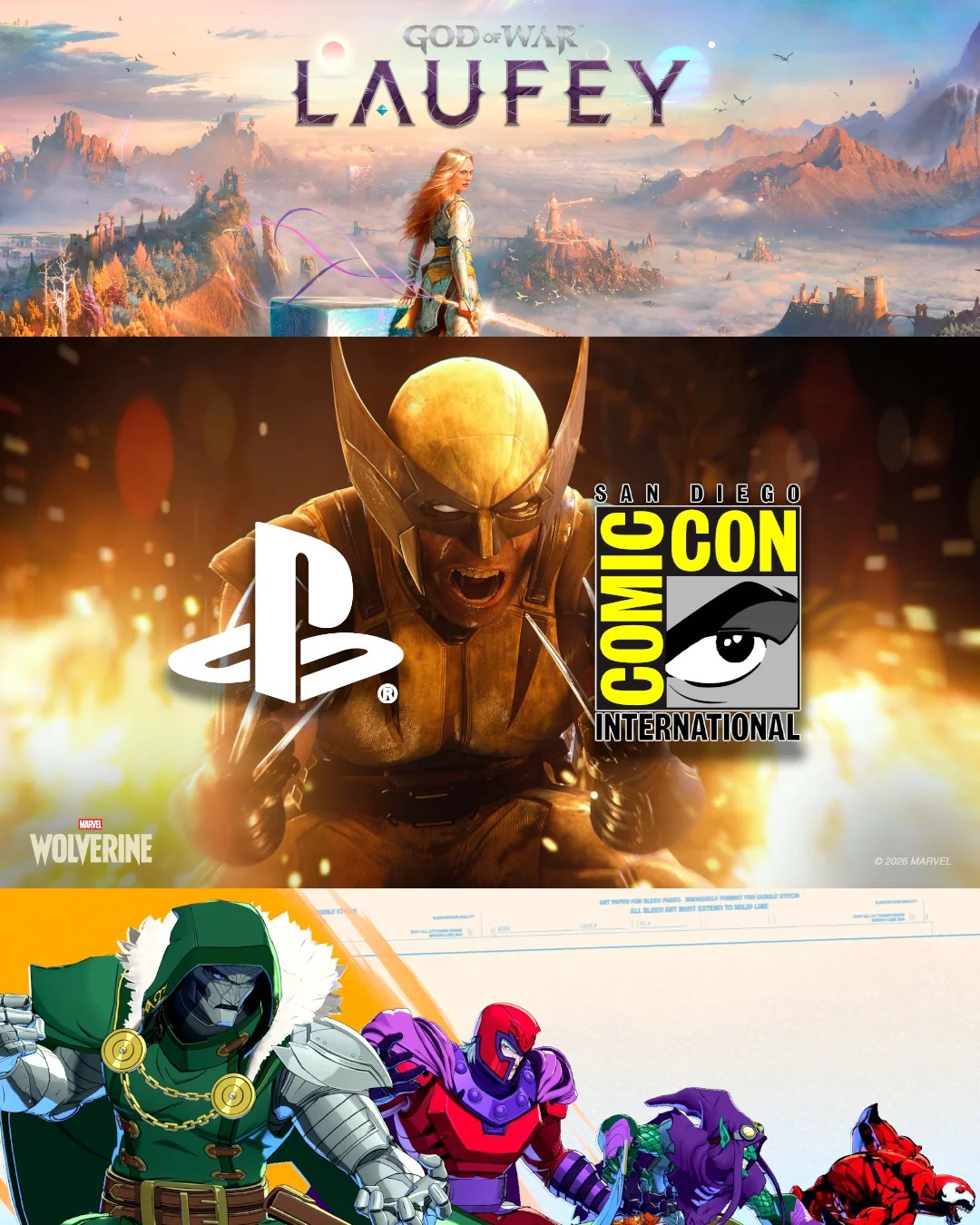 PlayStation Takes Over SDCC With Marvel’s Wolverine, MARVEL Tōkon, and God of War Laufey
