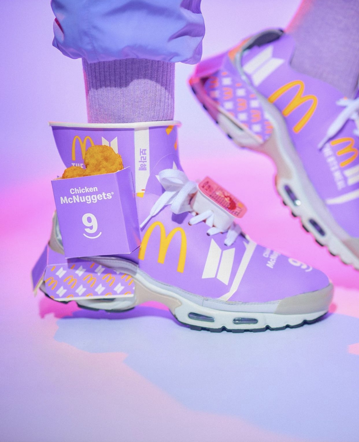 Custom BTS Maccas Sneakers Are Taking 