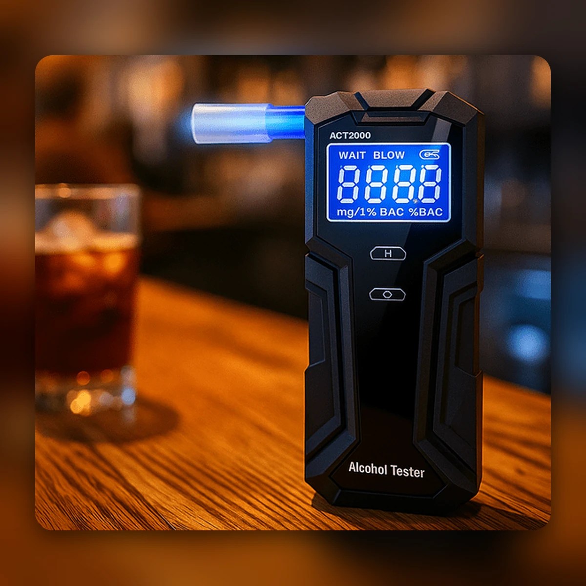 Éthylotest de Poche – Testeur d’Alcool Portable