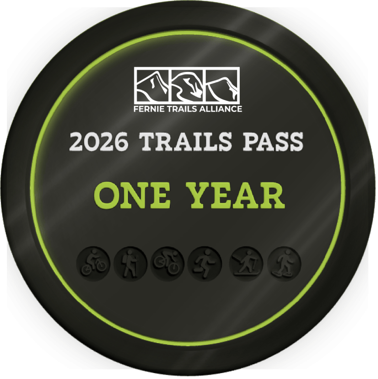 1 Year Pass 2026 Fernie Trails Alliance FTA TrailsPass 2026 OneYear@2x 768x769 