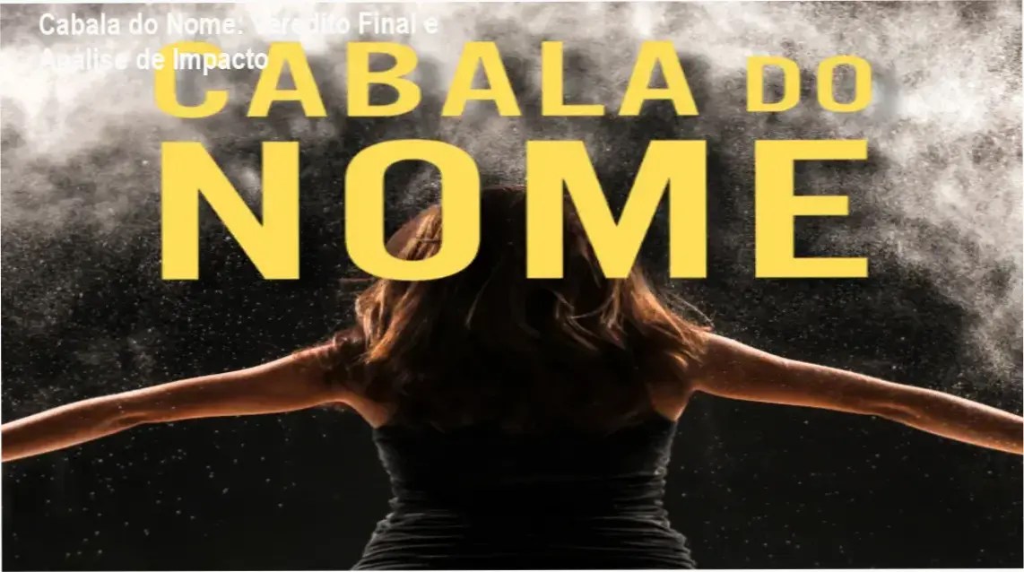 Infográfico detalhando a metodologia de reprogramação vibracional do curso Cabala do Nome