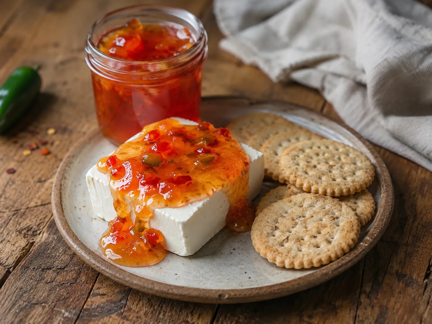 Bell Pepper & Jalapeno Jelly, a Ferrand Farms recipe