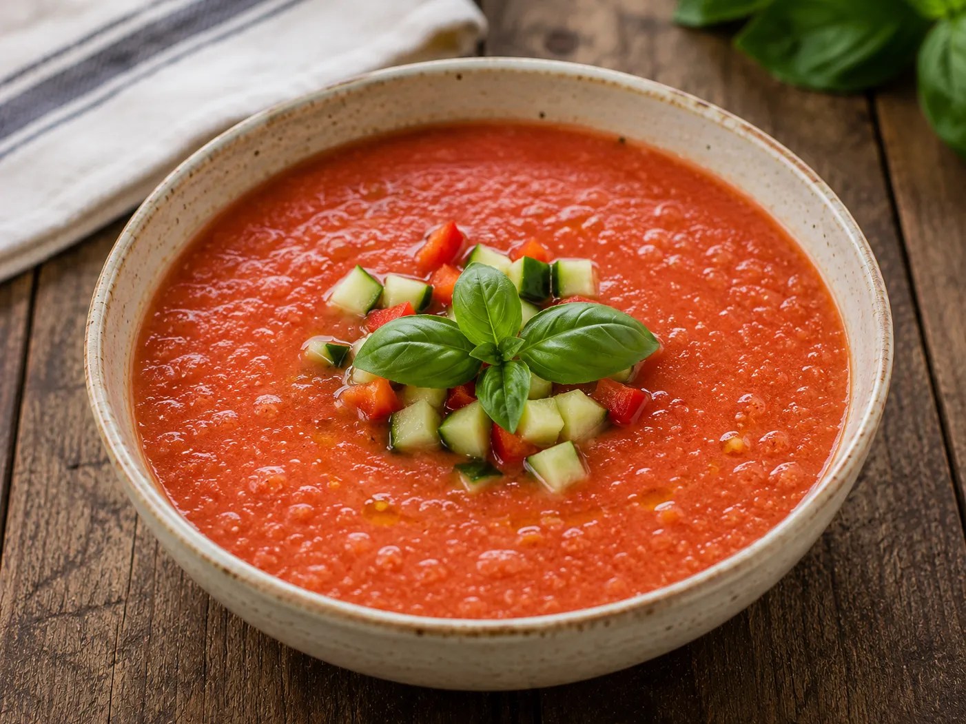 Garden Gazpacho, a Ferrand Farms recipe