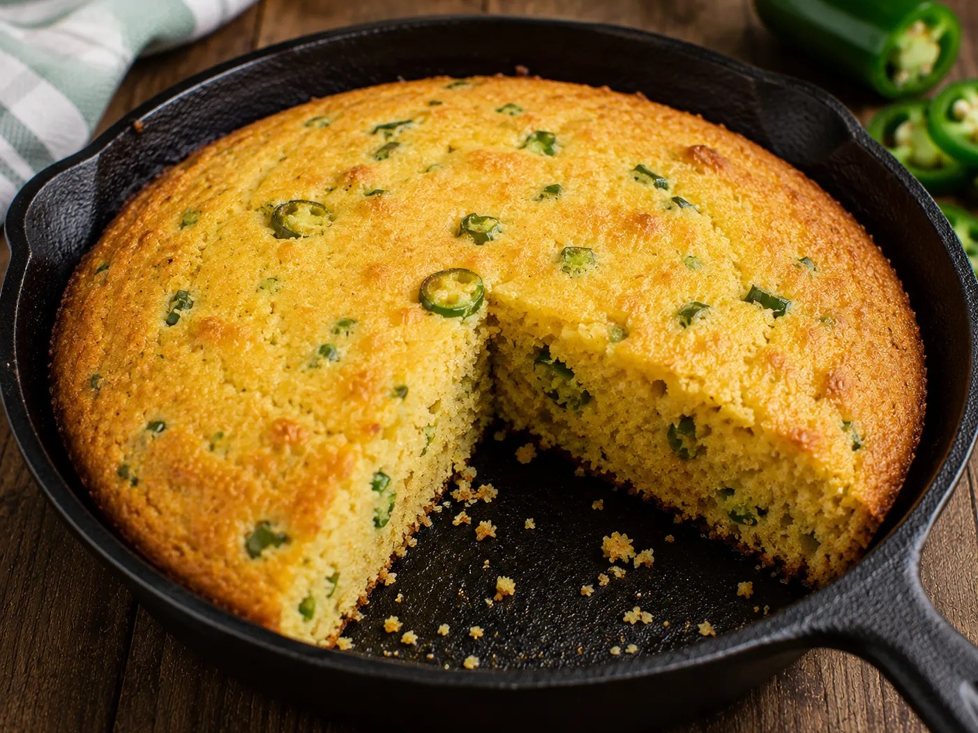 Jalapeno-Herb Cornbread, a Ferrand Farms recipe