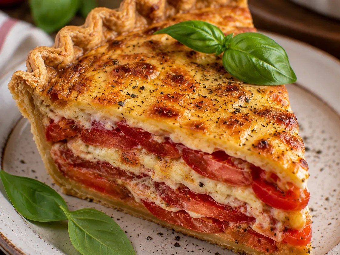 Summer Tomato Pie, a Ferrand Farms recipe