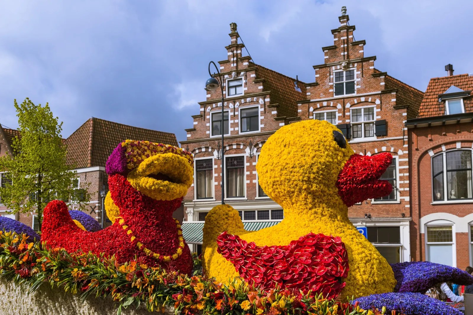 défilé de fleurs à Haarlem