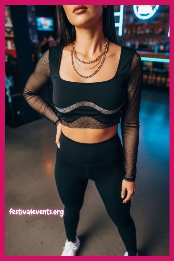Athleisure bar outfit casual