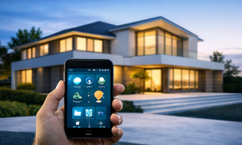 تركيب أنظمة المنزل الذكي والتحكم بالإضاءة والتكييف في السعودية Installation of Smart Home Systems, lighting, and AC automation in Saudi Arabia