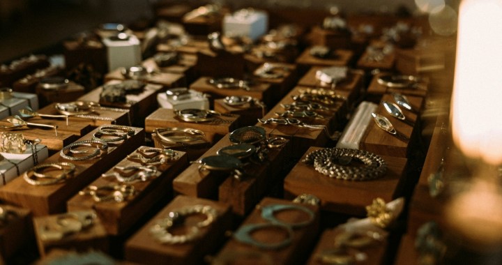 stunning array of antique bangles