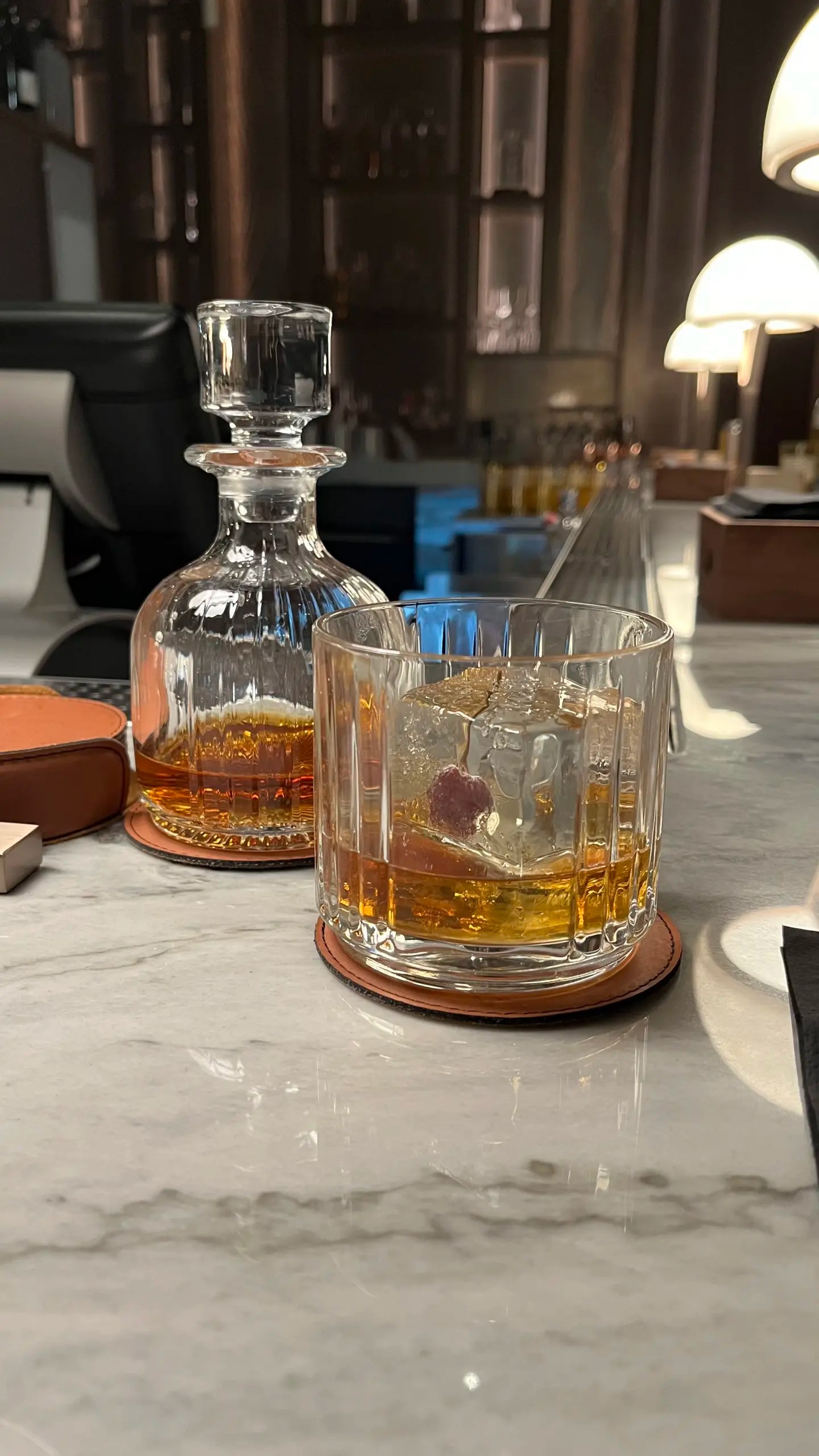 Photo of The Smokestack, a cocktail available at Meadowrue in The Ritz-Carlton, Portland.