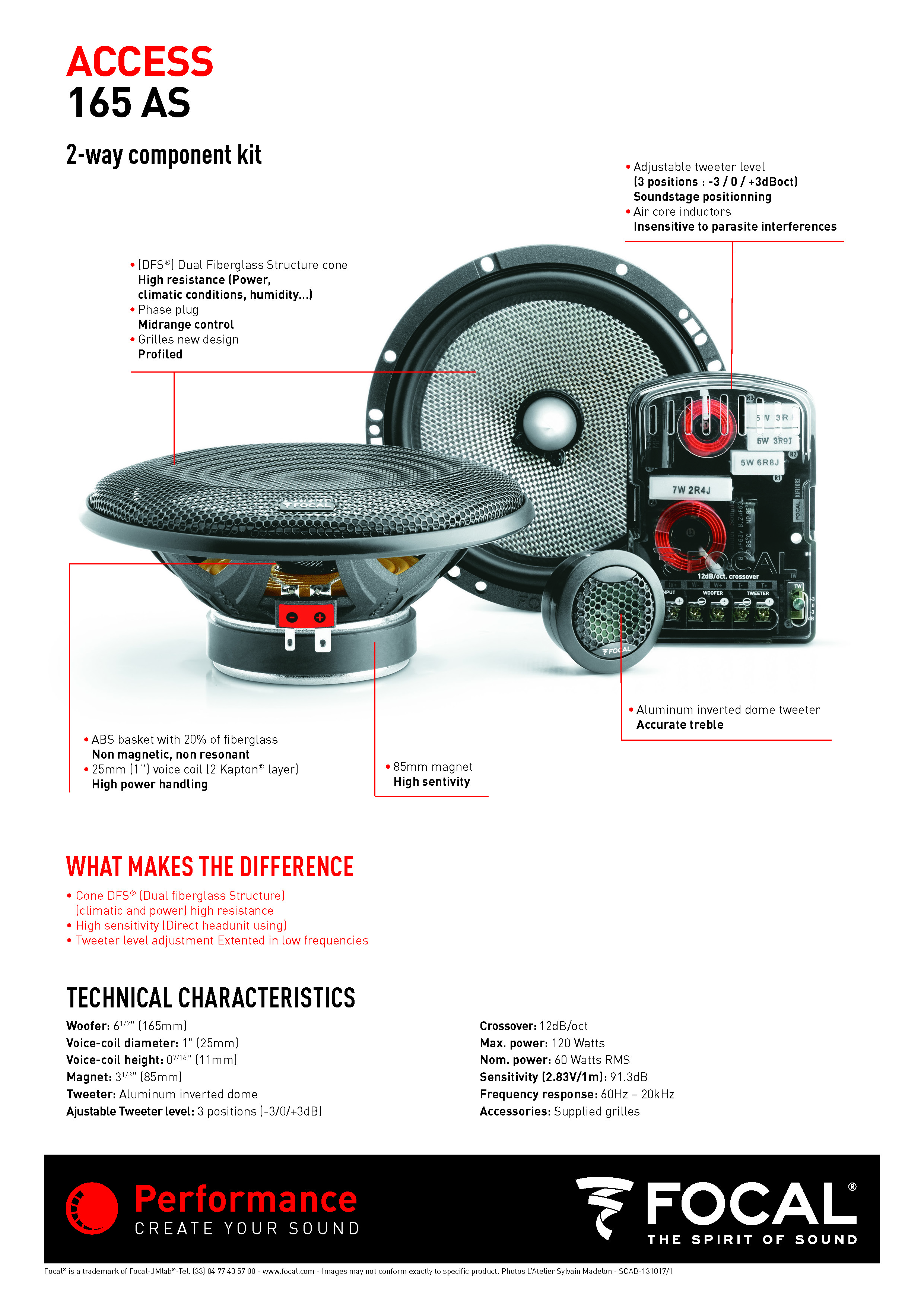 Focal Access | 165AS - Two-way 6.5