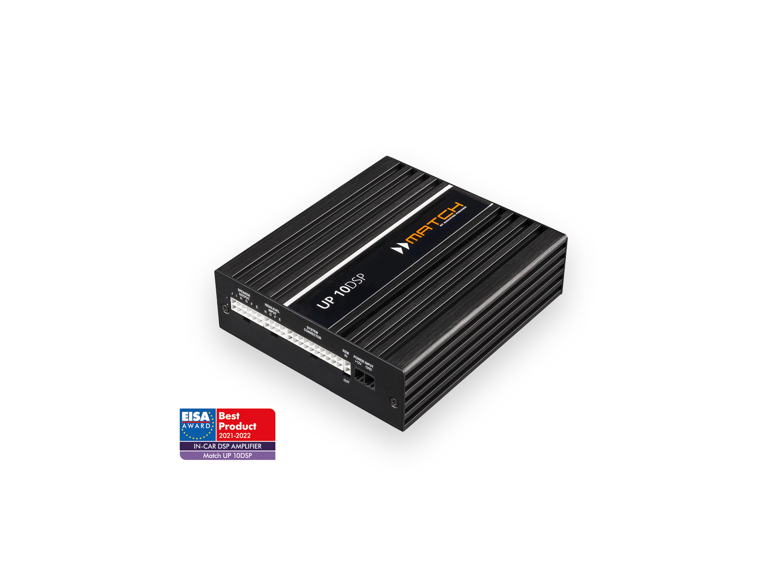 Match Amplifiers | UP 10DSP - Ten Channel Car Audio Amplifier