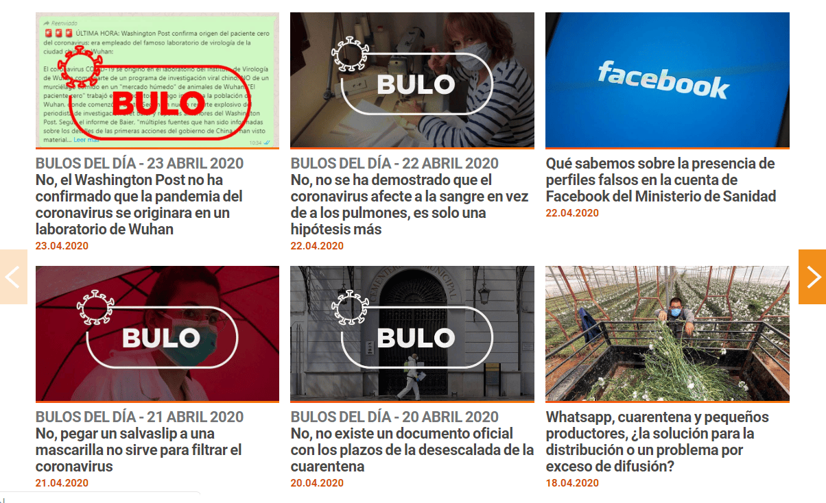 RTVE’s Verification Team in the Coronavirus Crisis
