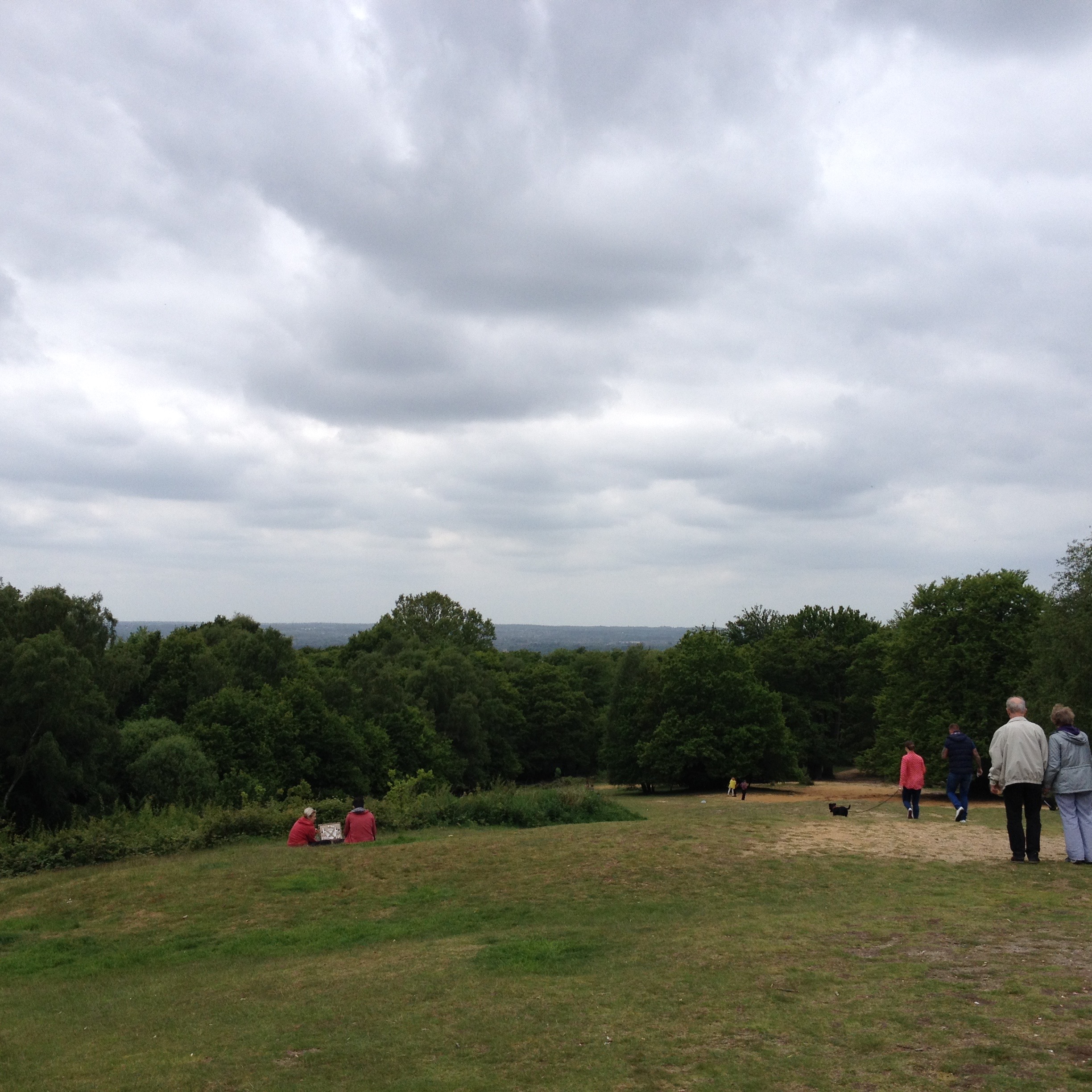 we had a little picnic on this hill