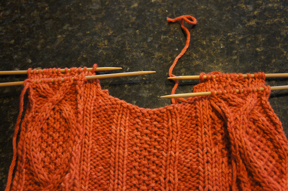 how to sew knit sweater pieces together