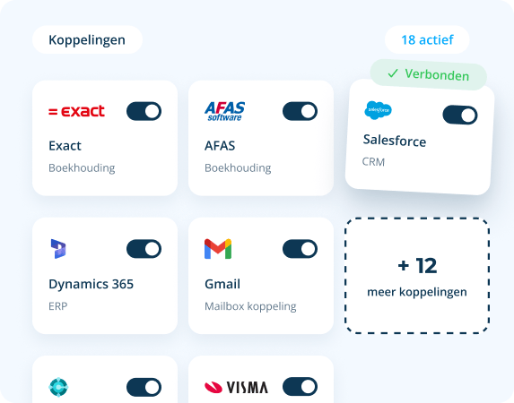 Integraties in FieldBuddy Pro