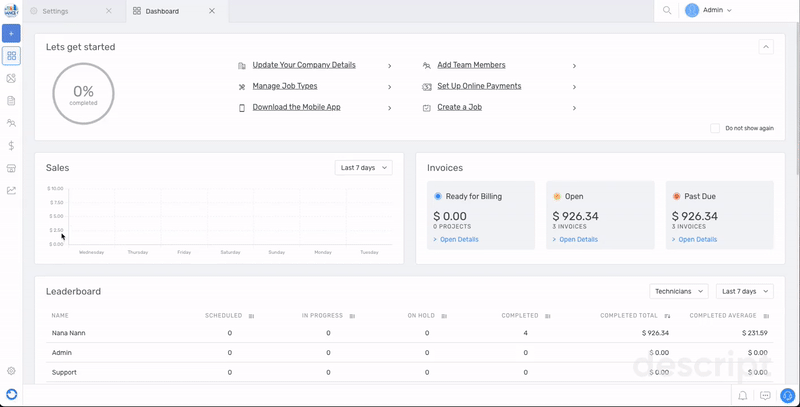 Meet quickbooks online in field complete