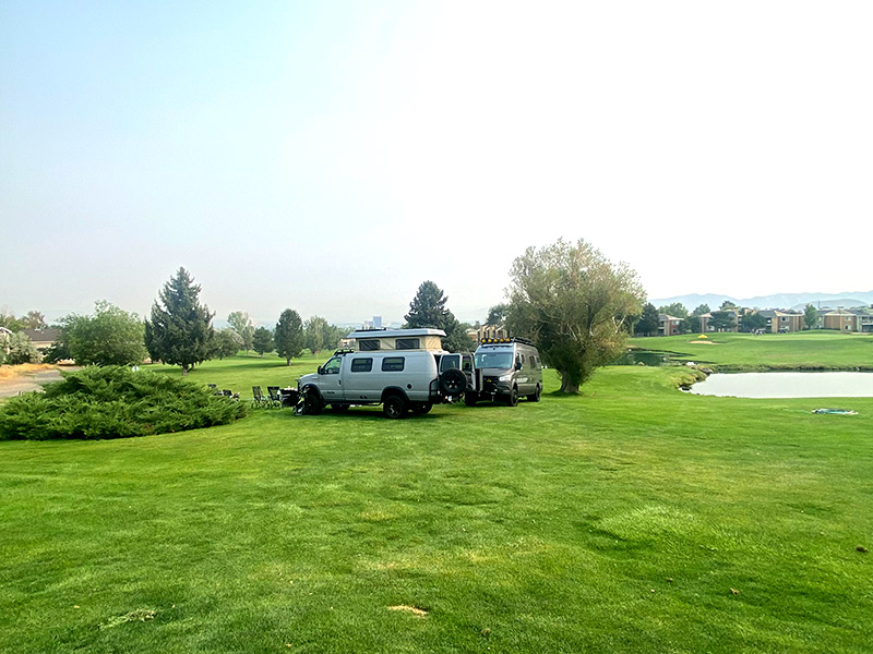 Big Hunt Open Golf Tournament Field Van