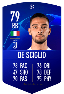 Mattia De Sciglio Fifa 22 Rating Fifa Ratings Mattia De Sciglio is an Italian professional football player who best plays at the Right Back position for the Olympique Lyonnais in the French Ligue 1.