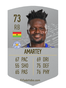 Daniel Amartey Fifa 20 Rating Card Price Daniel Amartey born 21 December 1994 is a Ghanaian professional footballer who plays as a defender or midfielder for Premier League club Leicester City and the Ghana national team.