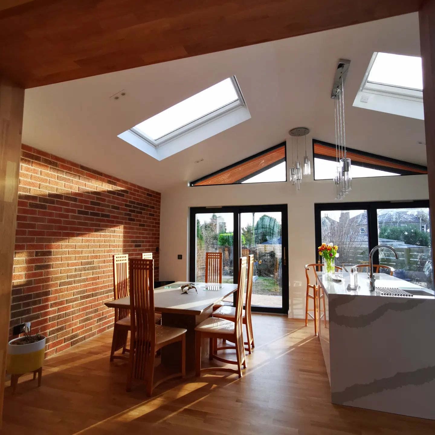 Final extension was as close as our render drawings