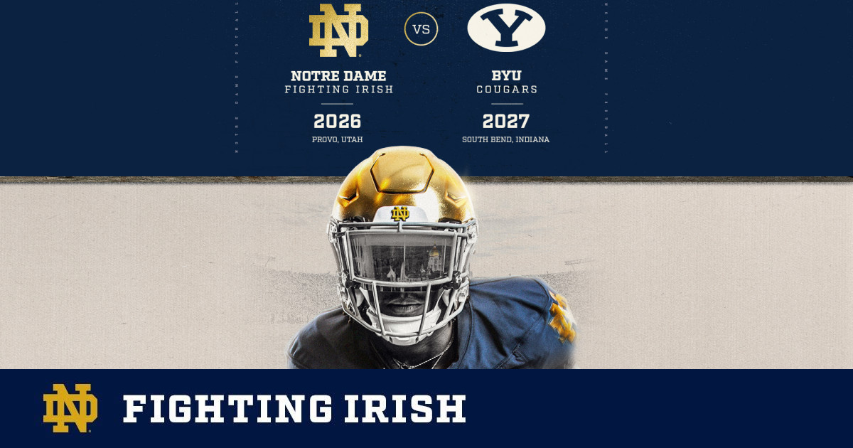 Notre Dame vs BYU: 2026-2027 Home-and-Home Series Announced! College Football Schedule (2026)